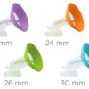 Fisio Hospital Breast Pump attachments