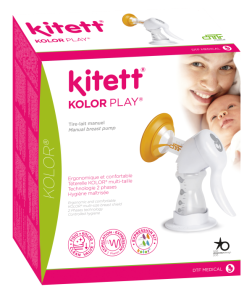 Kitett Kolor Play Manual Breast Pump packaging